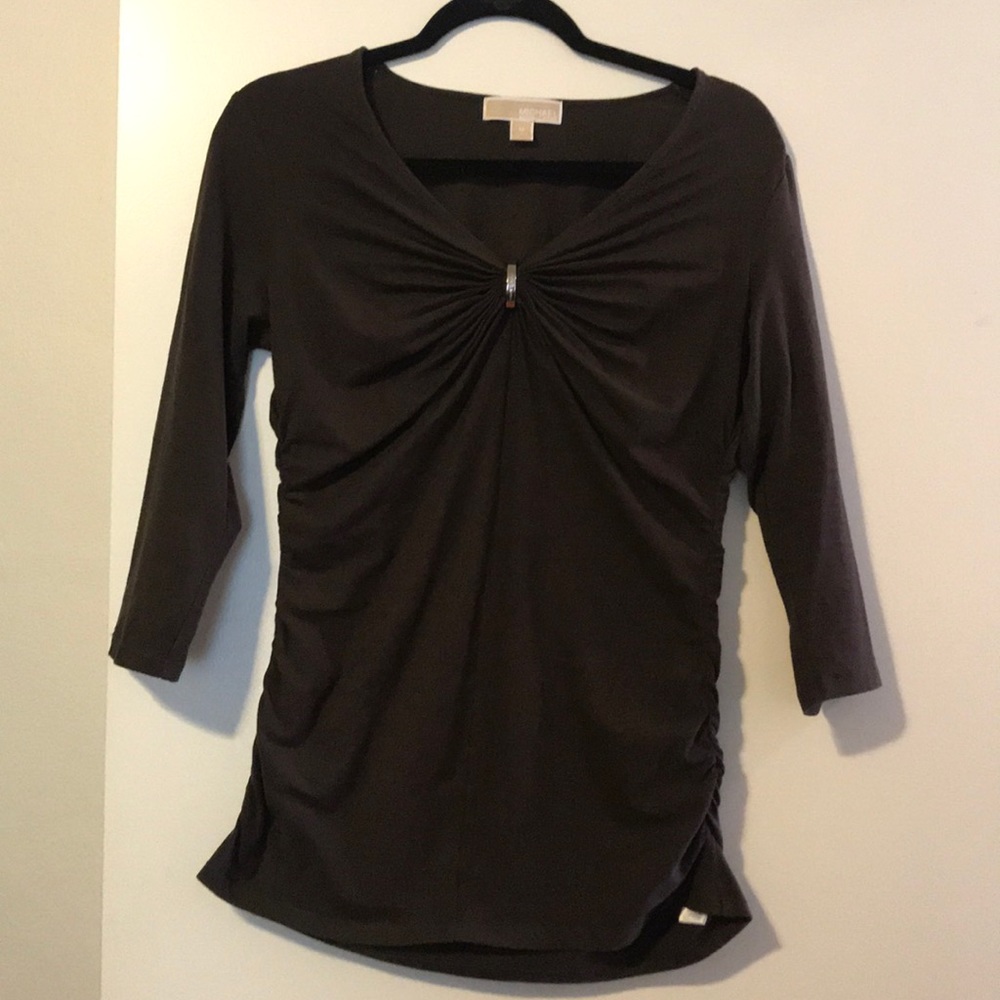 Michael Kors Ruched Detail Top